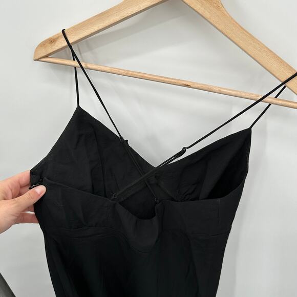 MADEWELL NWT The Layton Midi Slip Dress in Black // 2 - Picture 14 of 16